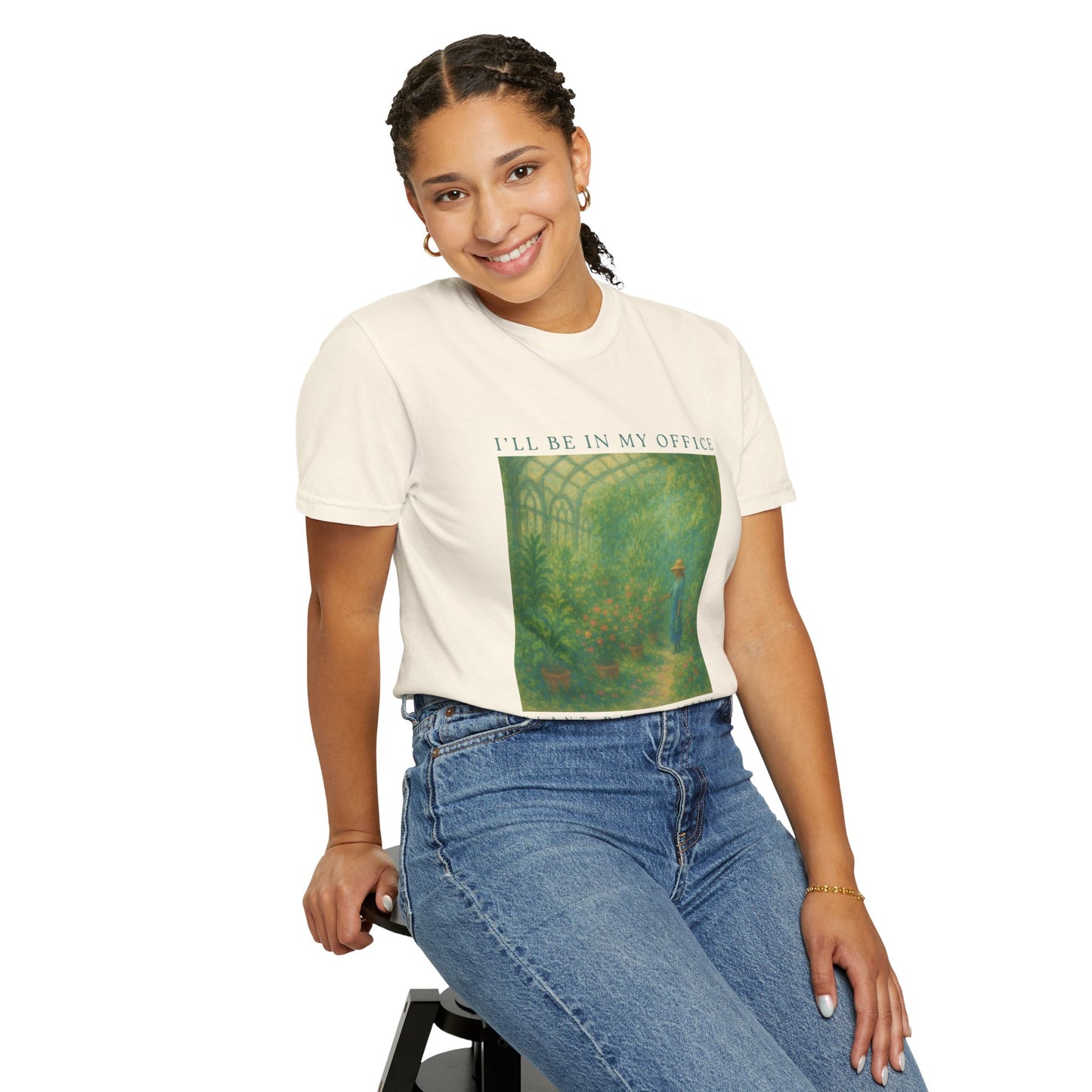 Her "In my office" Tee