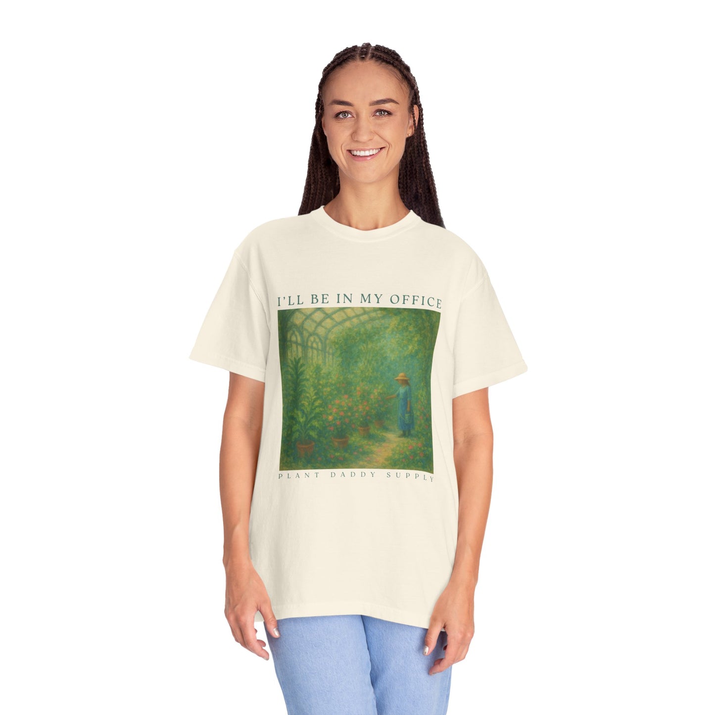 Her "In my office" Tee