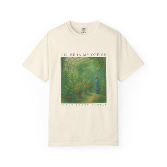 Her "In my office" Tee